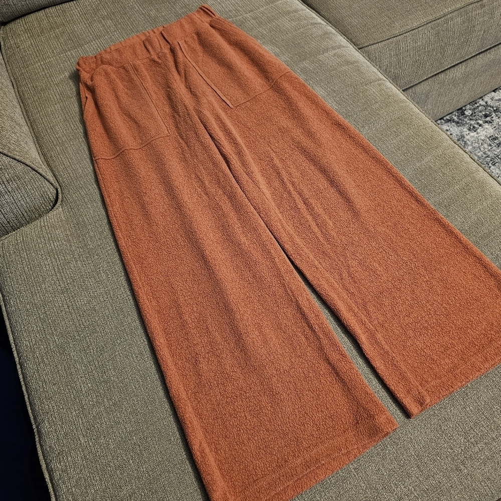 Madewell MWL Cozybrushed Weather Brick Straight Leg Casual Sweatpants Size XS - Picture 2 of 8